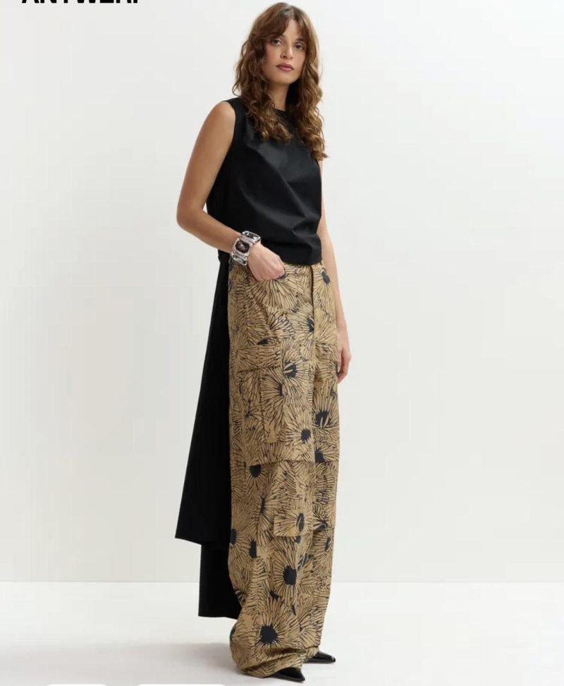 ESSENTIEL ANTWERP Top cache-cœur noir au dos ouvert Boutique rive gauche Belfort
