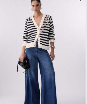 LIU.JO Cardigan avec broderies de pierres Boutique rive gauhe belfort