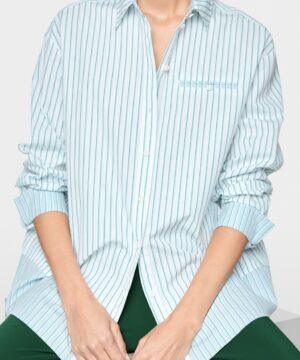 MARCCAIN Chemise en coton rayé Boutique rive gauche belfort