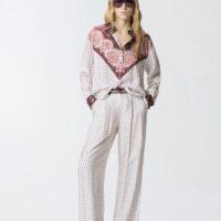 PINKO Chemise à motif cravate et imprimé placé