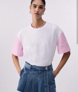 LIU.JO T-shirt avec foulard Boutique rive gauche belfort