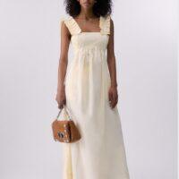 LIU.JO Robe longue avec fronces Boutique rive gauche Belfort