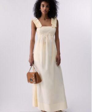 LIU.JO Robe longue avec fronces Boutique rive gauche Belfort