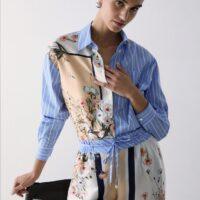 Chemise en sergé imprimé Boutique rive gauche Belfort