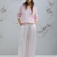 Pantalon-large-en-serge-froisse-ROSE-face