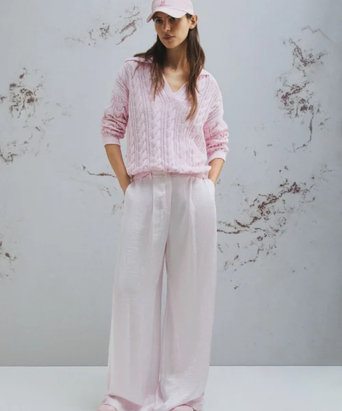 Pantalon-large-en-serge-froisse-ROSE-face