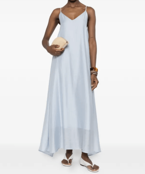 Robe longue avec dos nus