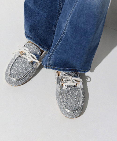 Mocassins entièrement glittérès