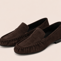 Mocassins, Lisa, chocolat