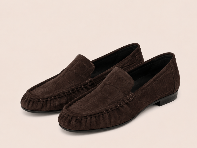 Mocassins, Lisa, chocolat