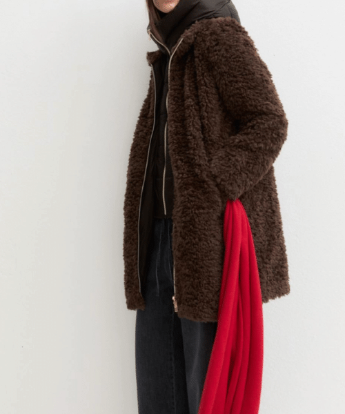 Manteau à capuche amovible