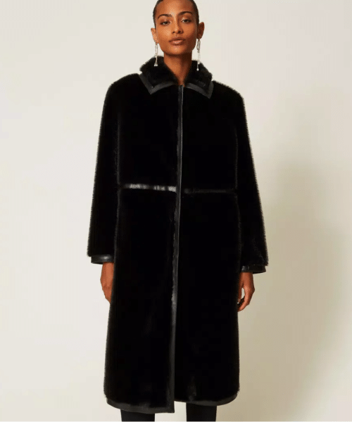Manteau en fausse fourrure