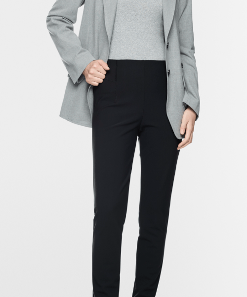 Pantalon en tissu coupe slim